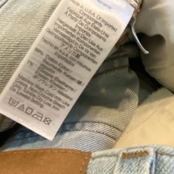 - NWT Madewell The Perfect Vintage Straight Jean Size 28 - Picture 5 of 7